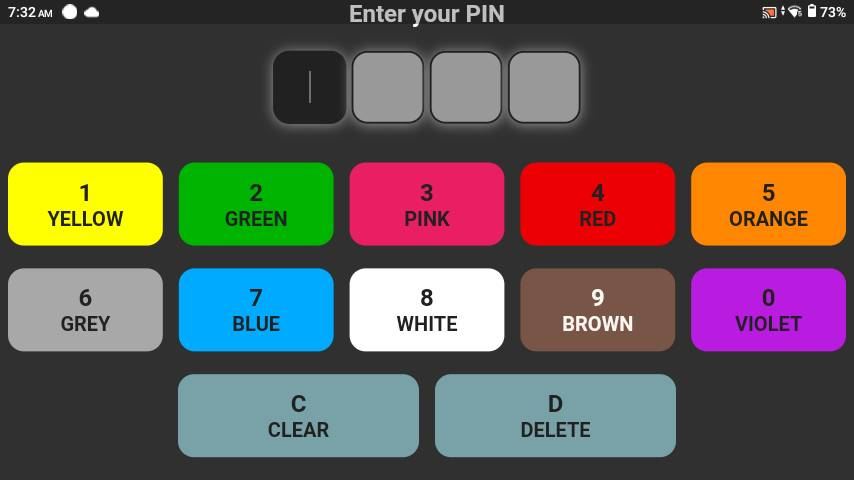 Sample image of Color Keyboard